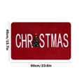 thumbnail image 4 of Xuniizn Christmas Door Mat Xmas Welcome Christmas Mat Non-Slip and Washable Winter Doormat Rubber Back Snowflakes Door Mat Rugs for Indoor Outdoor, Christmas Decorations for Home, 4 of 7