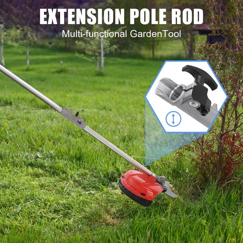 Floseru 52cc Weed Wacker Gas Powe, 2 in 1 Gas String Trimmer/Edger Brush Cutter,Multi Yard Care Tools,Rubber Handle & Shoulder Strap Included, Lightweight Design