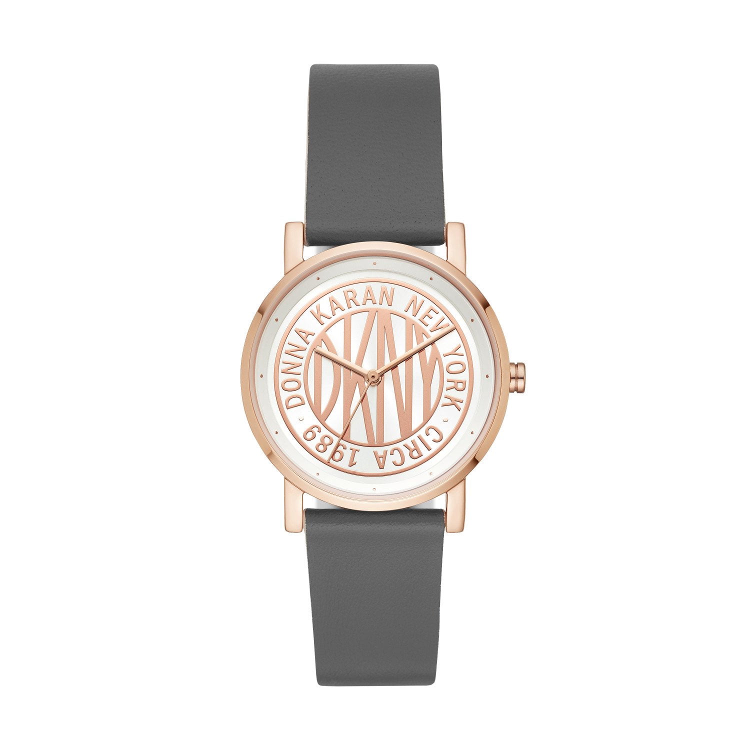 Dkny Soho NY2764 Rose-Gold Leather Watch Oryginalny zegarek damski DKNY Soho złoty z paskiem NY2764  main image 4