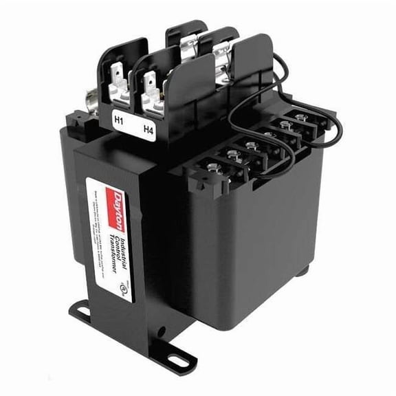 Dayton Control Transformer, 50 VA, 24V AC, 208/240/277/380/480V AC 31EJ28