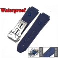 thumbnail image 5 of Watch Bracelet For Hublot Big Bang Classic Fusion Folding Buckle Silicone Rubber Watch Strap Watch Accessories Watch Band Chain-black-black Clasp, 5 of 5