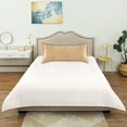 thumbnail image 6 of Haosy Satin Pillowcase for Hair and Skin Standard Cooling Silk Pillow Case with Envelope Closure Hand Drawn Wooden Grain 20"x26", 6 of 9