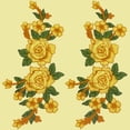 thumbnail image 6 of Flower Embroidery Cloth Iron On/Sew On Patches Costume Accessories Appliques Goldenrod 307x137x3.5mm DIY, 6 of 6