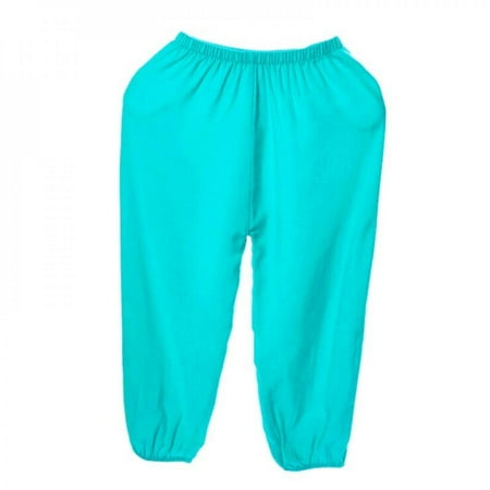 

Summer Kids Pants Children Boys and Girls Thin Elastic Waist Cotton Casual Full Length Pants