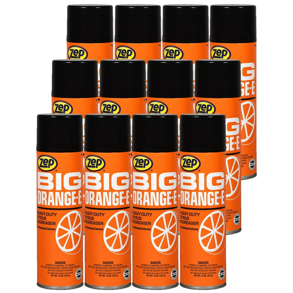 Zep Big OrangeE Industrial Citrus Degreaser 18501 15 Oz Aerosol (Case