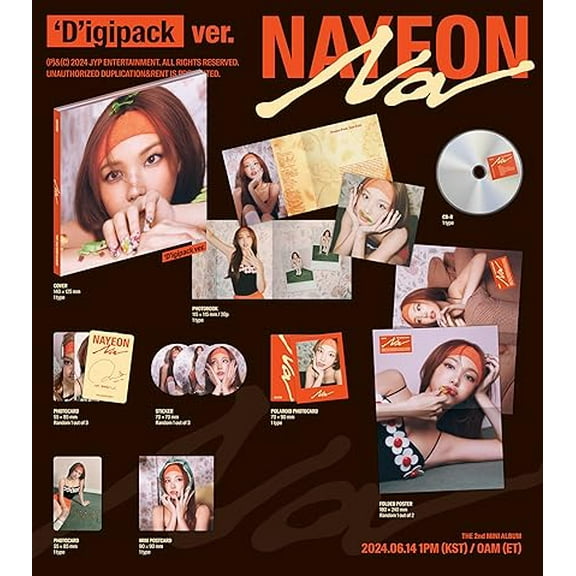 Nayeon (Twice) - NA ['D'igipack ver.] - Music & Performance - CD