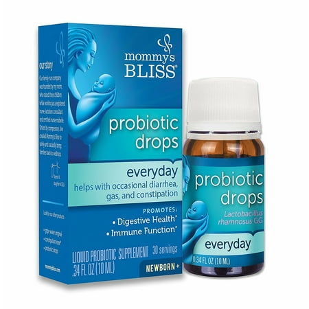 Mommy's Bliss Baby Probiotic Drops 0.34 oz (Pack of 4)