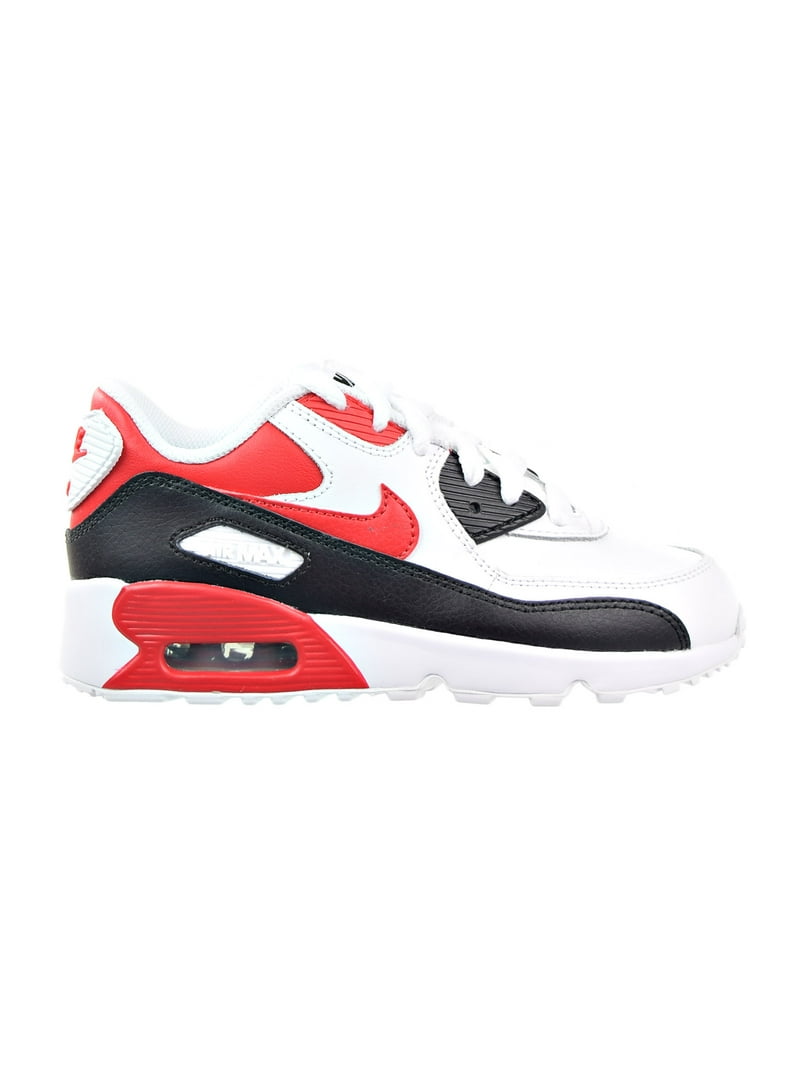 Árbol genealógico Quizás Orbita Nike Air Max 90 LTR (PS) Little Kid's Shoes White/University Red/Black  833414-107 - Walmart.com