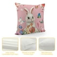 thumbnail image 4 of Wuche Easter Pillow Covers Colorful Easter Throw Pillow Cases Decorations Easter Bunny Pillow Covers Egg Gnome Pillow Cushion Case Spring Decor Farmhouse Decorative for Sofa Couch Bed, 4 of 5