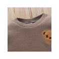 thumbnail image 4 of Nituyy Little Boys 2Pcs Set, Long Sleeve Embroidered Bear Patch Tops + Elastic Waist Long Pants, 6Months-4Years, 4 of 9