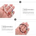 thumbnail image 4 of Pulsera de 2 piezas de color arcoíris con cuentas de cristal, decoración para la muñeca y la mano, regalo para mujer, 4 of 6