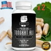 Tongkat Ali Extract - Premium Natural Testosterone Booster, Potent 400mg To Naturally Support Low T, Libido, Lean Muscle Mass, Overall Well-Being, 120 VCaps