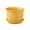 Yellow, variant on Visland Plastic Planter, Plants Plastic Pots with Multiple Drainage Holes and Tray, Plastic Flower Pots Plastic Plant Pot for All Home Garden Flowers Succulents