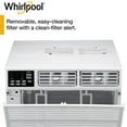 thumbnail image 3 of Whirlpool Energy Star New 24,000 BTU 230V up to 1500 sq ft. Window-Mounted Air Conditioner with Remote, White, WHAW242CW, 3 of 14