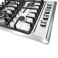 thumbnail image 5 of Gas Cooktop with 4 Burners – 3kW High-Powered Burner, Cast Iron Grates, Energy-Efficient, Automatic Safe Ignition, Multi-Angle Pot Fixation for Even Cooking and Convenient Multitasking, 5 of 6