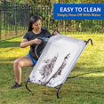 thumbnail image 3 of Coolaroo The Original Elevated Pet Bed, Medium, Grey, 3 of 6