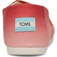 thumbnail image 4 of TOMS Womens Alpargata Loafer Flat, Pink Gradient Canvas, 9, 4 of 6