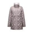 thumbnail image 4 of FDGIU Women's Quilted Jacket - Long Sleeve Full Zip Lightweight Insulated Coat, Plus Size Casual Winter Outerwear with Pockets, 4 of 4