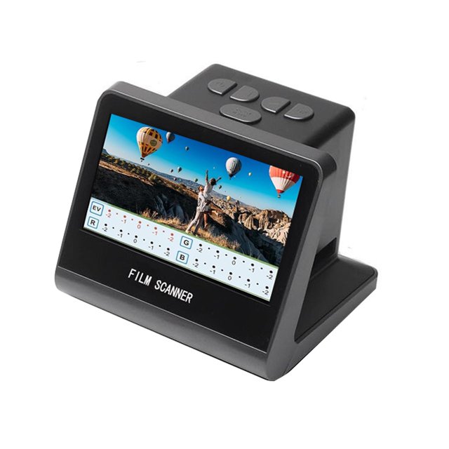 Scanner de Film, Mémoire 16 Go, Écran LCD 5 Pouces, Angle de Vision 178 Degrés pour Négatifs