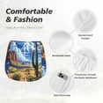 thumbnail image 4 of Gukieu Western Desert Cactus Print Women's Sports Shorts with Drawstring Elastic Waistband for Running, Yoga, Fitness-Large, 4 of 7