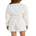thumbnail image 3 of PENGXIANG Women Solid Color Shorts Casual Style Pants with Slant Pockets, 3 of 5