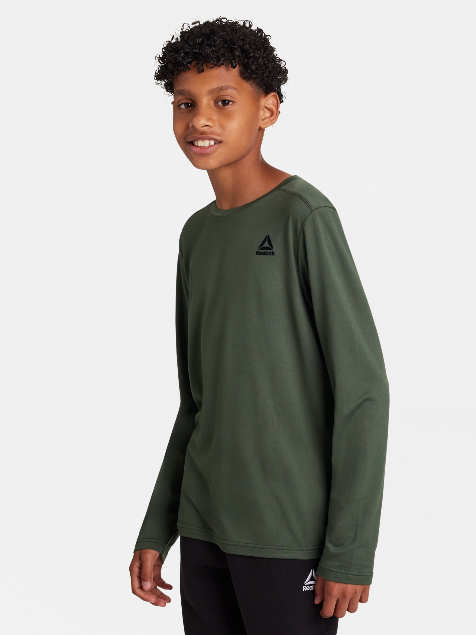 Reebok Boy's Legacy Performance Long Sleeve Core T-Shirt, Sizes 4-18
