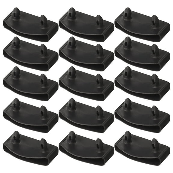 MIPCASE 20Pcs Bed Replacement Parts Plastic Slat End Caps Holders Easy Secure Installation Black