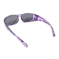 thumbnail image 4 of Polarized Womens Rhinestone 62mm Rectangle Fit Over Sunglasses Over Glasses Purple - Black, 4 of 4