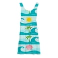 thumbnail image 4 of Ruyang Teen Girls Hawaiian Tank Dresses Cartoon Print Crewneck Loose Sleeveless Sundress Summer Casual Lightweight Beach Dresses, 4 of 4