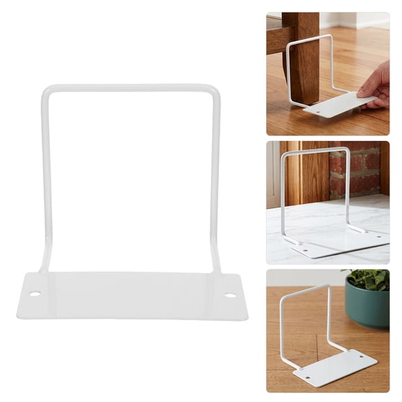 OULII 2Pcs White Mattress Retainer Bar for Bed Frame Mattress Slide Stopper Enhanced Stability