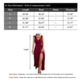 thumbnail image 6 of Summer Dresses For Women Solid Color Womens Dresses Side Split Midi Dress Alsol Lamesa, 6 of 6