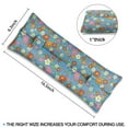 thumbnail image 4 of Watercolor Flower Pattern Seatbelt Pillow - Breathable Cushion for Hysterectomy Recovery, 4 of 7