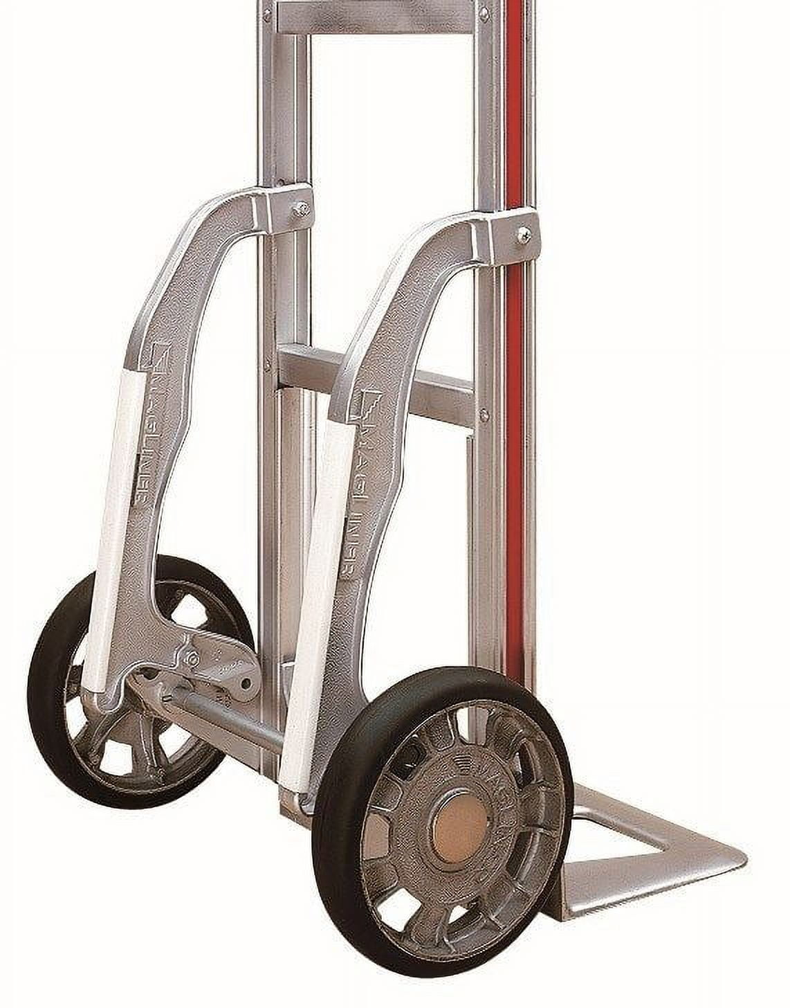 Aluminum Loop Handle 14" Nose 8" Tire Hand Truck (500# Cap.) Stair Climber