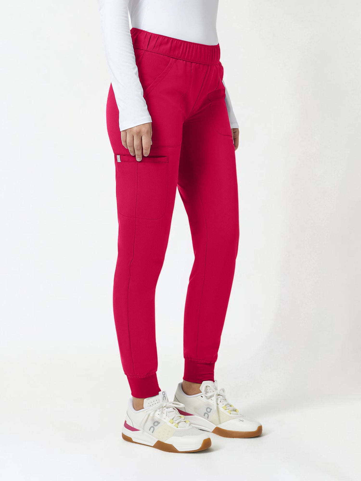 Scrubstar Ultimate Women’s Antimicrobial Cargo Jogger Scrub Pant, Sizes XS–3XL