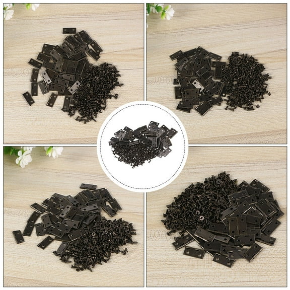 MLINS  Mini Hinges for Crafts Tiny Projects Black Cabinet Kitchen Cabinets