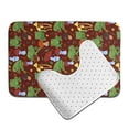 thumbnail image 6 of Yiaed Frogs and Mushrooms Print Bathroom Mat Set 2 Pieces Mat Anti-Skid Pad Ultra Soft and Absorbent Bathroom Bath Mat Contour Bath Rugs for Toilet Base, 6 of 6