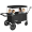 Black-4Seater, variant on Wagon Stroller for Kids, SaveJoy 3-in-1 Collapsible Stroller Wagon for 2 Toddlers with Removable Canopy, 5-Point Harness, All-Terrain Wheels