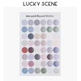 thumbnail image 1 of Pegatina circular de Color viento Morandi, póster de Color, pegatina de sello de pared, fijación de tarjeta de tienda de mano, S00767, 1 of 4
