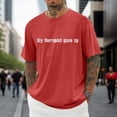 thumbnail image 2 of Wxolcjlv T-Shirt For Mens Casual Graphic Print Short Sleeve Crew Neck Comfortable Daily Wear Tee,Size XXS-6XL, 2 of 4