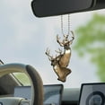 thumbnail image 4 of Christmas Deer Antler Car Pendant Decoration - Acrylic Car Antler Ornament for Holiday Vehicle Interiors and Rustic Christmas Gift Ideas, 4 of 5