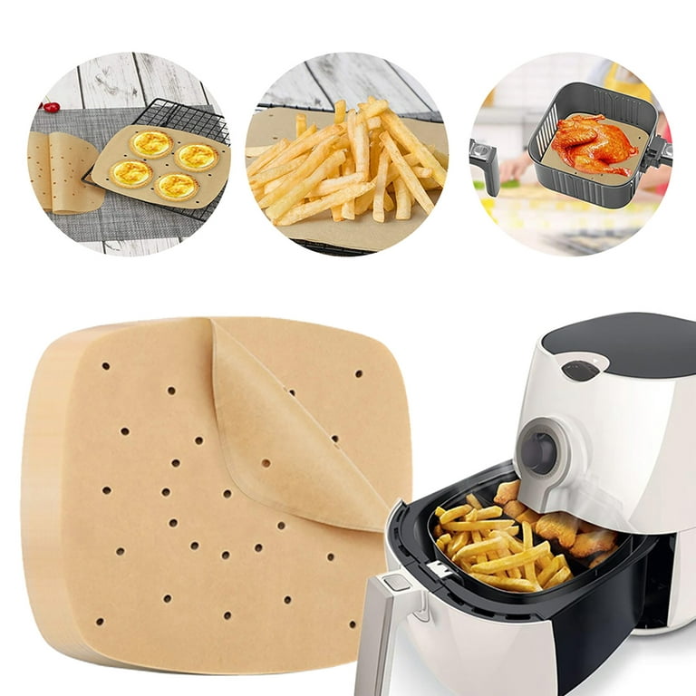 unbleached air fryer parchment paper, perforated