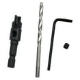 thumbnail image 1 of 4 Pieces Countersink Drill Bit HSS Portable DIY Set Woodworking DIY Bits Quick Change High-speed Steel Punching Replacement Wood Hand Tools Silver, 1 of 6