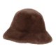 thumbnail image 5 of Sombrero de pescador de invierno para mujer, ideal para caminar, pescar, ir de compras al libre, regalo de cumpleaños marrón, 5 of 8