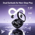thumbnail image 4 of Flat Sleep Mini Invisible Earbuds Wireless Bluetooth, Mini Invisible Discreet Wireless Earbuds for Side Sleepers，Low Profile Smallest Discreet Hidden Earbuds Headphones for Work 2-Pack, 4 of 7