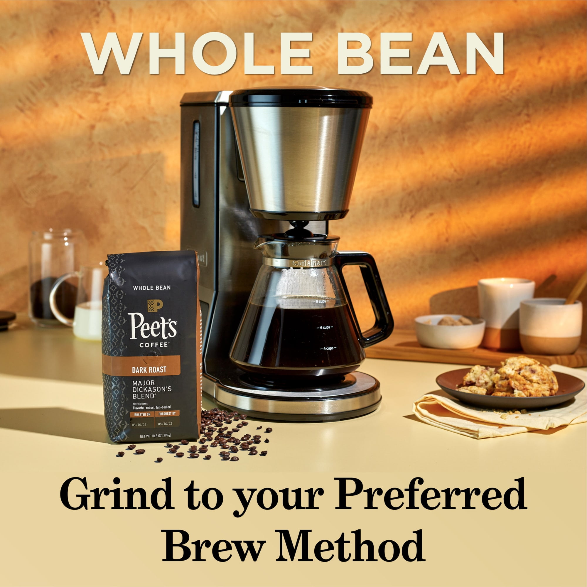 peet's coffee beans medium roast