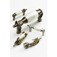 thumbnail image 5 of Schaub And Company 942S Tuscan 3" Center To Center Designer Wine Bottle Bar Solid Brass, 5 of 7