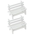 thumbnail image 1 of 2PCS Mini House Chair Smooth Surface Miniature Chair Wooden Mini Furniture, 1 of 5