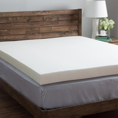 Comfort Dreams Ultra Soft 4 Inch Memory Foam Mattress Topper Walmart Com Comfort Dreams Ultra Soft 4 Inch Memory Foam Mattress Topper Walmart Com
