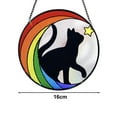 thumbnail image 6 of Tnobhg Pet Memorial Pendant Bright Color Fade-resistant Dog Memorial Suncatcher Meaningful Hanging Ornament Pet Supplies, 6 of 8