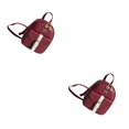 thumbnail image 4 of Guardurnaity Mini para mujer, soportes de almacenamiento, bolsas de transporte elegantes, bolso pequeño, mochilas con lazo para mujer, accesorio de Tipo 1 2Conjunto, 4 of 6